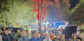 Danlanud RSA Natuna Bersama Forkopimda Pantau Kamtibmas Malam Tahun Baru