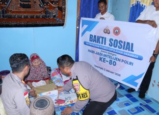 Jumat Berkah Awal 2026, Polres Kepulauan Anambas Gelar Aksi Sosial Sambut HUT ke-80 Intelijen Polri