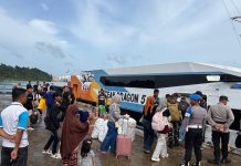 Pasca Operasi Lilin Seligi 2025, Polsek Daik Lingga Gelar Patroli KRYD di Pelabuhan Sei Tenam