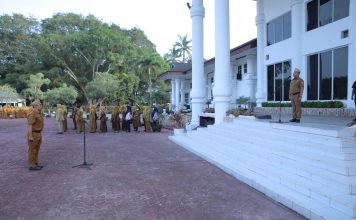 Wakil Bupati Asahan Pimpin Apel Gabungan Awal Tahun 2026