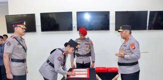 Kapolda Kepri Pimpin Sertijab Pejabat Utama dan Kapolres Jajaran