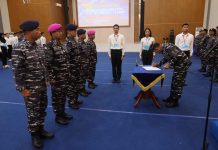 Teguhkan Komitmen Bersih dan Transparan, TNI AL Kodaeral IV Gelar Penandatanganan Pakta Integritas Penerimaan Caba dan Cata PK TNI AL Gelombang I TA 2026