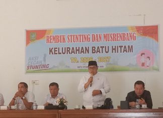 Wakil Ketua I DPRD Natuna Hadiri Rembuk Stunting di Kelurahan Batu Hitam