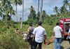 Respon Cepat Polres Natuna Tangani Kebakaran Lahan di Desa Cemaga