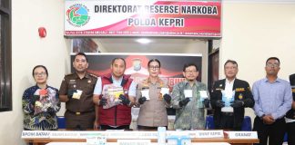 Polda Kepri Musnahkan Barang Bukti Narkotika Hasil Ungkap Kasus Periode November – Desember 2025