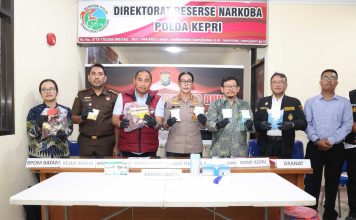 Polda Kepri Musnahkan Barang Bukti Narkotika Hasil Ungkap Kasus Periode November – Desember 2025