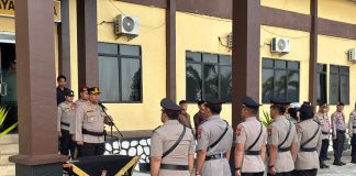 Polres Kepulauan Anambas Gelar Sertijab Kapolsek Siantan dan Jemaja, Lantik Kabag Ren