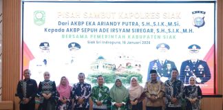 Malam Pisah Sambut Kapolres, Bupati Siak Harap Kolaborasi dan Koordinasi Tetap Terjaga