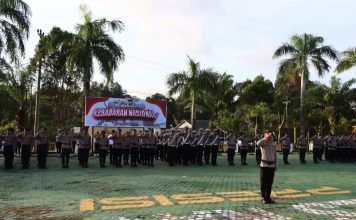 ‎Wakapolres Natuna Ajak Anggota Polri Perkuat Disiplin dan Pengabdian di Bumi Perbatasan