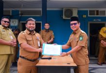 Komitmen Bersama Menuju Kinerja Profesional, Diskominfotik Bengkalis Gelar Penandatanganan Pakta Integritas