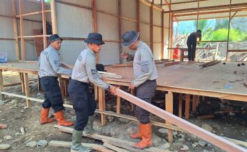 Polri Bangun 100 Unit Huntara untuk Warga Terdampak Bencana di Kapalo Koto, Padang