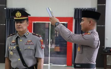Polres Lingga Gelar Sertijab Kasat Lantas dan Dua Kapolsek