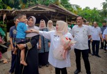 Bupati Kasmarni Kunjungi Desa Bantan Timur, Perkuat Pendidikan Ramah Anak dan Pemberdayaan Perempuan