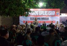 Wujudkan Kampung Bersih Narkoba Kapolres Asahan Silaturahmi Bersama Warga Jalan Durian