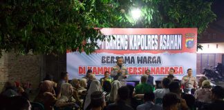 Wujudkan Kampung Bersih Narkoba Kapolres Asahan Silaturahmi Bersama Warga Jalan Durian