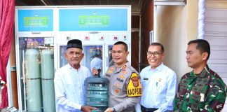 Peduli Pascabencana, Polres Pidie Jaya Hadirkan Depot Air Minum RO Gratis di Pos Satlantas