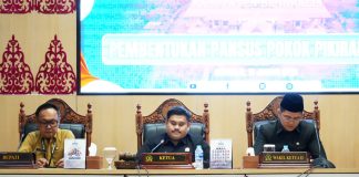 DPRD Bengkalis Bentuk Pansus Pokok-Pokok Pikiran DPRD dalam Rapat Paripurna