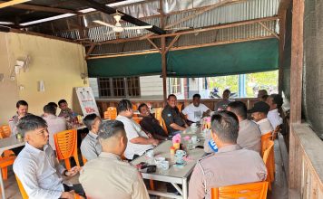 Pererat Sinergitas, Polsek Daik Lingga Gelar Coffee Morning Bersama Insan Pers