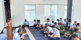 Lanud RSA Gelar Doa Bersama Sambut HUT ke-4 Koopsudnas di Natuna