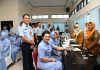 RSAU dan PIA AG Cab.9/D.I Lanud Raden Sadjad Gandeng Dinkes Natuna Cegah Kanker Serviks
