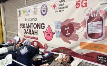 Dibuka Kabid Humas Polda Kepri, Peserta Donor Darah KJK Lampaui Target
