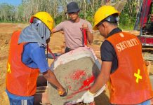 Brimob Sumut Turun Langsung Bangun Hunian Tetap, Warga Desa Napa Mulai Bangkit