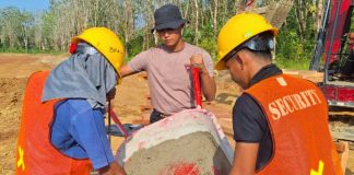 Brimob Sumut Turun Langsung Bangun Hunian Tetap, Warga Desa Napa Mulai Bangkit