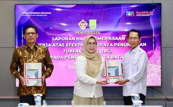 Wali Kota Batam Terima LHP BPK Terkait Efektivitas Penuntasan TBC