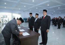 Bupati Asahan Lantik Pejabat Pimpinan Tinggi Administrator Dan Pelaksana