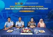 Yasarini Buka Rakor SPMB SMA Pradita Dirgantara 2026/2027, Lanud RSA Natuna Dukung Seleksi Daerah