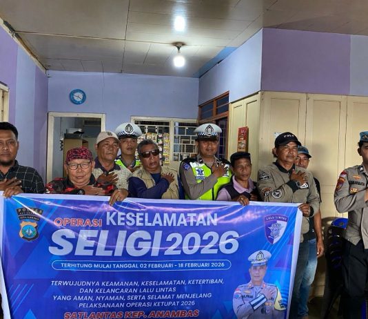 Polantas Menyapa, Satlantas Polres Kepulauan Anambas Rangkul Komunitas Ojek Demi Keselamatan Berlalu Lintas