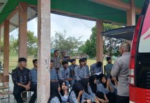 Satbinmas Polres Natuna Gelar Police Goes to School di SMAN 1 Bunguran Selatan, Edukasi Bahaya Narkoba