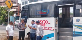 Jelang Operasi Ketupat Seligi 2026, Satlantas dan Dishub Natuna Cek Kesiapan Armada Angkutan Umum