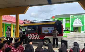 Satbinmas Polres Natuna Sosialisasikan Pencegahan Bullying kepada Siswa MAN 1 Natuna