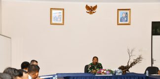 Rapat Staf Lanud Raden Sadjad Natuna, Bahas Hasil Rakornas dan Kesiapan Satuan