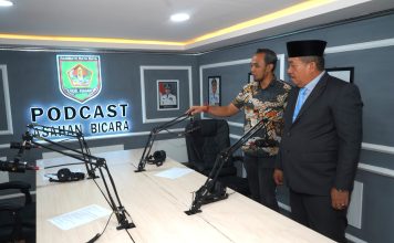 Bupati Asahan Resmikan Studio Podcast Asahan Bicara