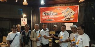 Jelang Aksi Tanam Mangrove, KJK Gelar Silaturahmi Domino di Kedai Kopi Rakyat