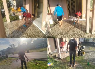 Sambut Ramadhan, HNSI Lingga Gelar Gotong Royong Wujudkan Sekretariat Bersih dan Nyaman
