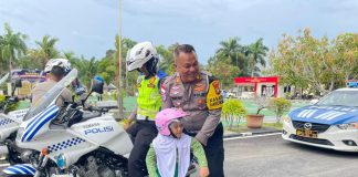 Operasi Keselamatan Seligi 2026, Satlantas Polres Natuna Edukasi Tertib Lalu Lintas Sejak Usia Dini