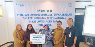 Sosialisasi Perlindungan Pekerja Rentan Melalui CSR Digelar di Aceh Barat, BPJS Ketenagakerjaan Ajak Perusahaan Perkuat Sinergi