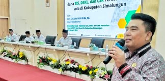 Sosialisasi ZIS, DSKL dan CSR, Bupati Simalungun Deklarasikan 10 Persen Dari Gaji Setiap Bulan Untuk BAZNAS