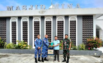Lanud Raden Sadjad Natuna Terima Wakaf Al-Qur’an, Tingkatkan Semangat Ibadah Personel