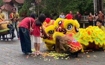 MEG Rayakan Imlek Bersama Warga Rempang dan Galang di Vihara Chuan Kim Quang