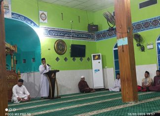 Jemaah Padati Masjid Sambut 1 Ramadan 1447 H, Pengurus Sampaikan Imbauan Pelaksanaan Ibadah