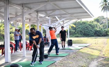 Golf Bersama Perkuat Koordinasi Lanud Raden Sadjad Natuna di Wilayah Perbatasan
