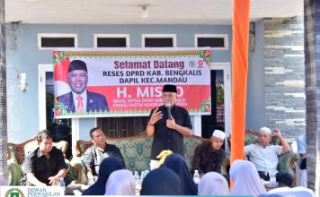 H. Misno Siap Perjuangkan Aspirasi Agar Dapat Dimanfaatkan Langsung oleh Masyarakat