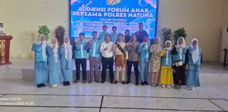 Polres Natuna Audiensi Bersama Forum Anak Natuna, Perkuat Upaya Perlindungan Anak Daerah
