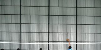 Meski Berpuasa, Personel Lanud RSA Natuna Tetap Semangat Berolahraga