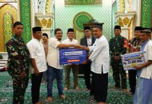 TSR I Pemko Payakumbuh Salurkan Bantuan Sebesar Rp30 Juta untuk Pembangunan Masjid Nurul Jannah