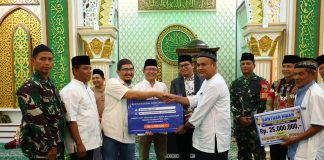 TSR I Pemko Payakumbuh Salurkan Bantuan Sebesar Rp30 Juta untuk Pembangunan Masjid Nurul Jannah
